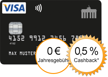 Cashback-Aktion verlängert! Neukunden der Deutschland Kreditkarte erhalten weiterhin 0,5% Cashback*