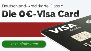 Deutschland-Kreditkarte Classic: Bis zu 80 Euro Bonus geschenkt