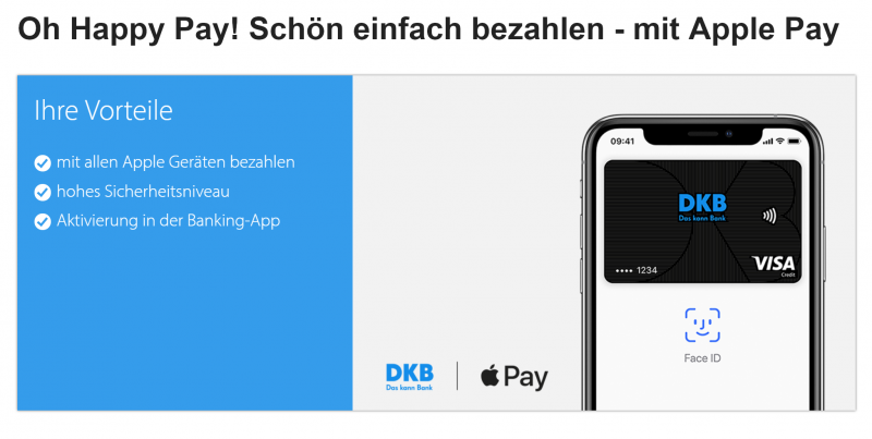 DKB mit Apple Pay & Twitter