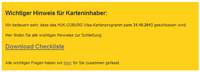 HUK-COBURG trennt sich von VISA Kreditkarte der Bayern LB