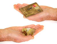 Kreditkarten sind sicherer als Bargeld