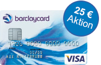 Letzte Chance: Barclaycard New Visa mit 25 Euro Startguthaben